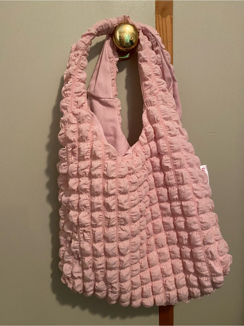 Design Me Pink Textured Tote Bag -new